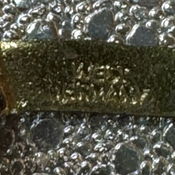 Vintage West Germany Schnauzer Dog Portrait Brooch Pin Gold Tone Oval Signed 2" - Picture 3 of 4